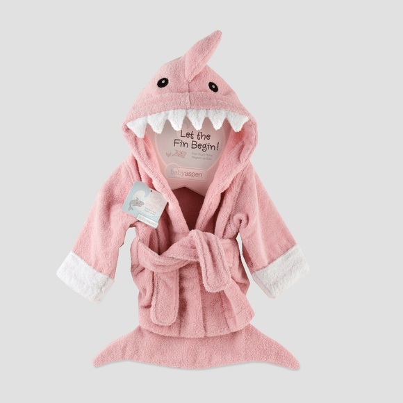 baby shark bath robe